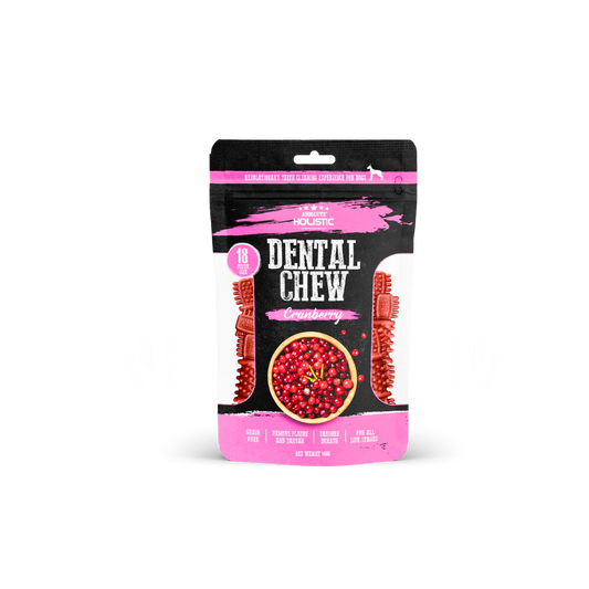Absolute Holistic Value Pack Dental Chews for Dogs -  Cranberry