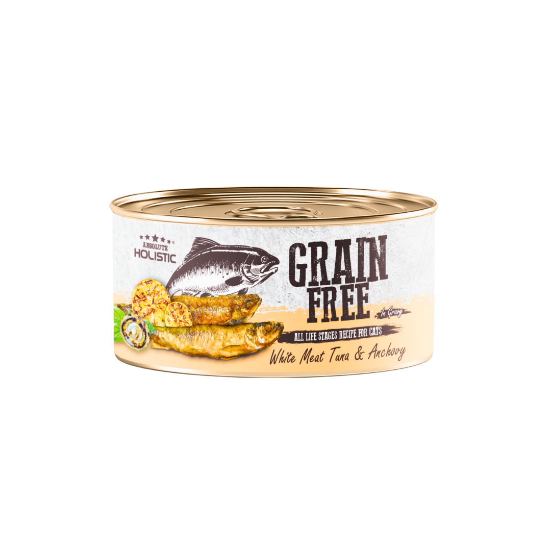 Absolute Holistic Grain Free for Cats | White Meat Tuna & Anchovy