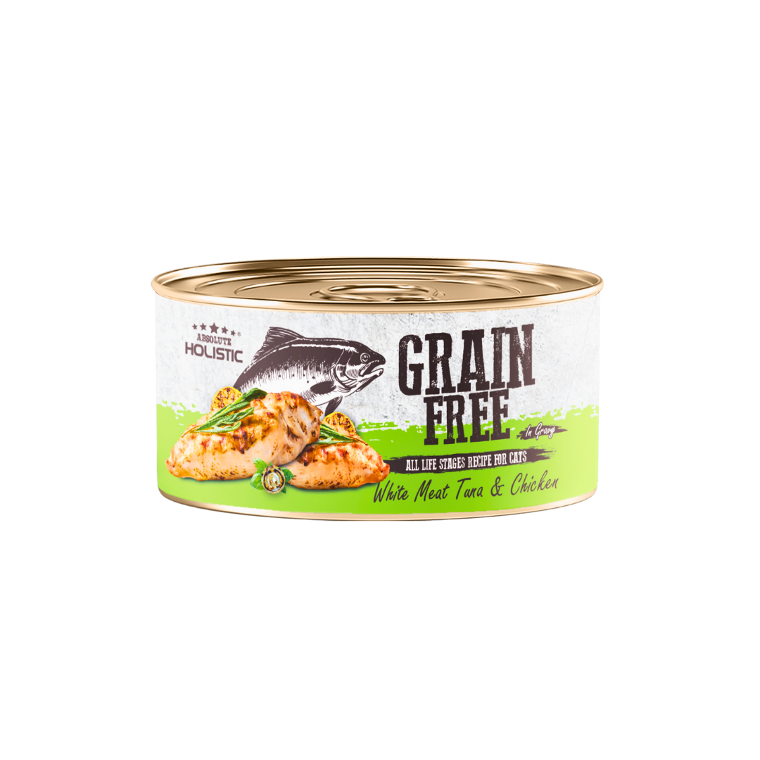 Absolute Holistic Grain Free for Cats | White Meat Tuna & Chicken