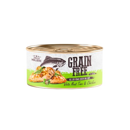 Absolute Holistic Grain Free for Cats | White Meat Tuna & Chicken