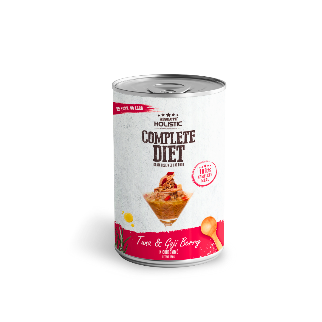 Absolute Holistic Complete Diet for Cats | Tuna & Goji Berry