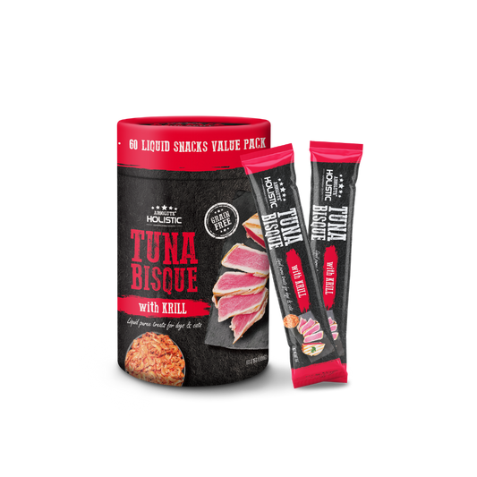 Absolute Holistic Liquid Treats for Cats & Dogs - Tuna Bisque with Krill (Tub)