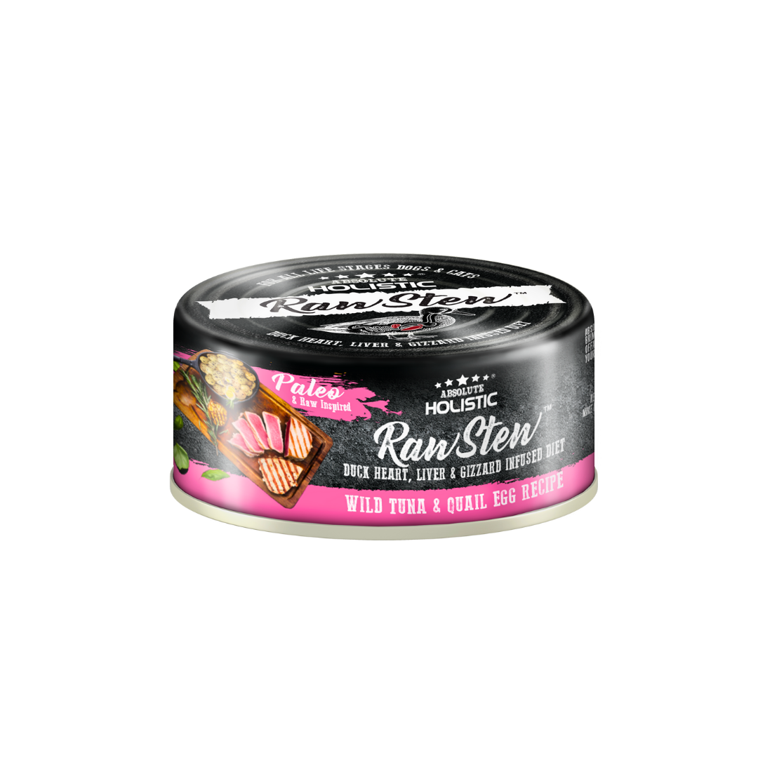 Absolute Holistic Raw Stew | Tuna & Quail Egg