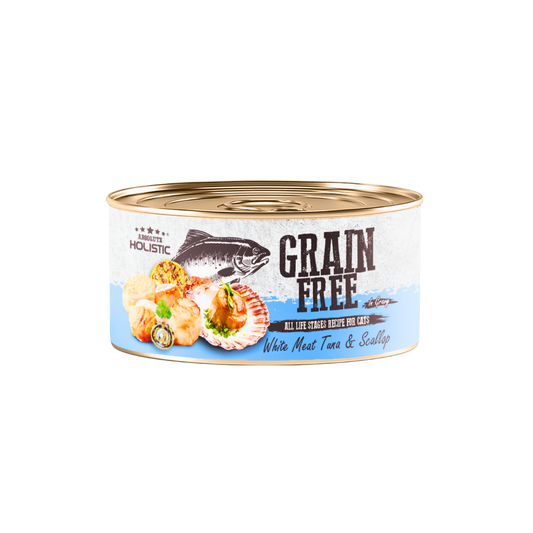 Absolute Holistic Grain Free for Cats | White Meat Tuna & Scallop