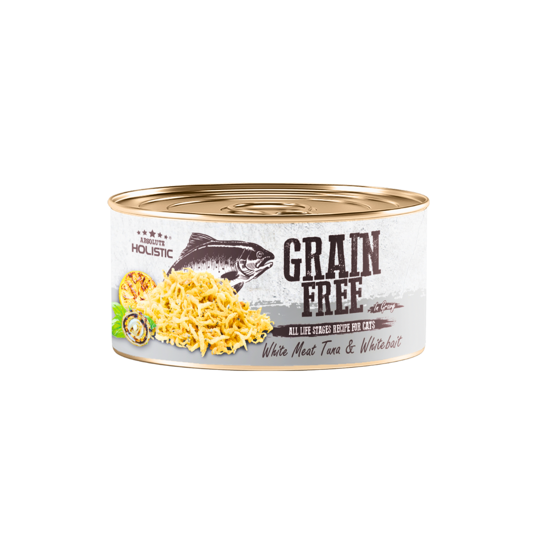 Absolute Holistic Grain Free for Cats | White Meat Tuna & Whitebait